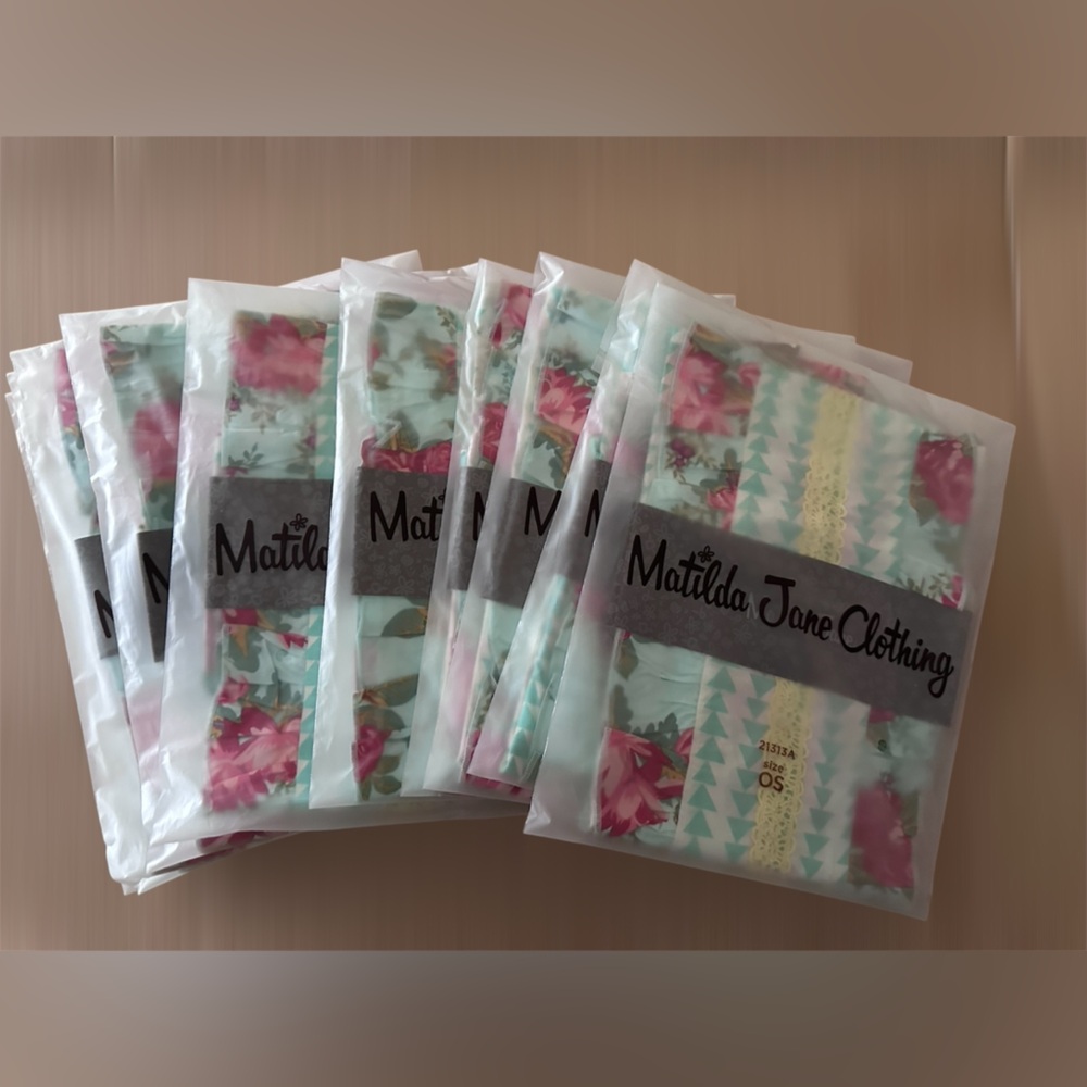 Matilda Jane Clothing Floral Patterned Pillow Cases Lot of 10